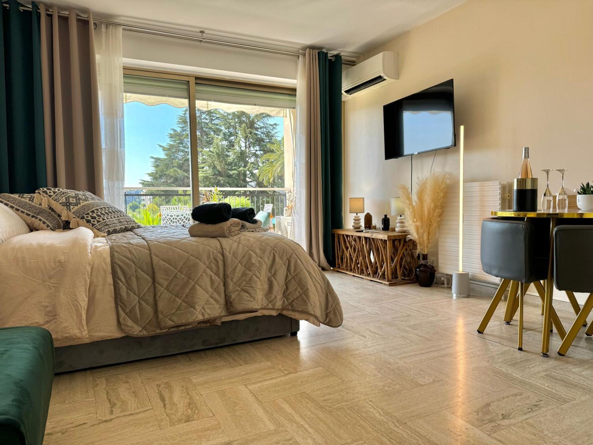 My Resid Appart Cannes Marina Vue Piscine Mandelieu 外观 照片